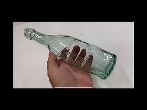 HOW TO CLEAN / CLEANING ANTIQUE BOTTLES -BOTTLE TUMBLER -TUMBLING