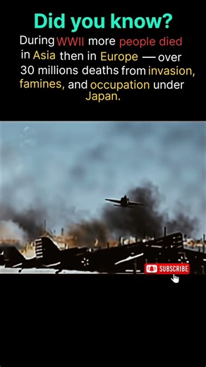 Asia Suffered the Most in WWII #shorts #ww2 #history