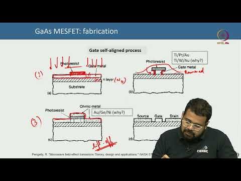 Lec 17 GaAs MESFET fabrication and practical aspects