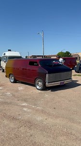 1979 Dodge Tradesman 100 - slammed, chopped, and powered by a 340ci Cuda engine 🔥 Owner: Woody #sickcarsandtrucks #vanlife #cammed | SICK Cars and Trucks