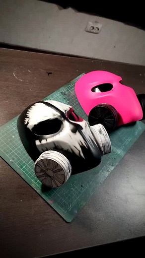 Exploring Unique Mask Designs: Skull and Pink Variations