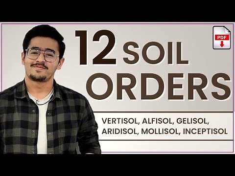 SOIL ORDERS Part 1 VERTISOL ALFISOL GELISOL ARIDISOL MOLLISOL INCEPTISOL #soilscience #icarjrf #soil
