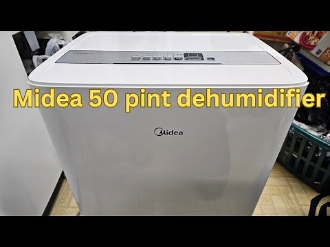 How To Use A Midea 50 Pint Dehumidifier #dehumidifier #midea