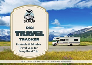 Digi Travel Tracker - Printable and Editable Canva Travel Logs for Every Road Trip - Etsy Canada