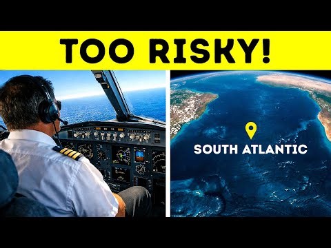 Why Almost No Planes Fly Over the South Atlantic