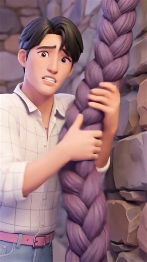 Rumi's Rapunzel Hair Challenge! 👸✨ #kpdh #rumi