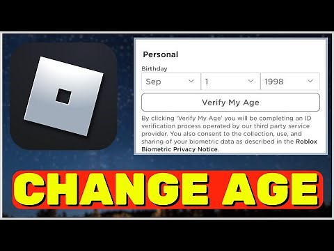 How To Change Age On Roblox (2025) | Roblox Change Age Under 13