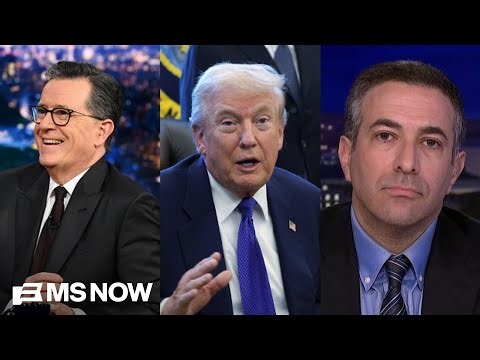Colbert EXPOSES Trump plot to censor Dem candidate: Ari Melber on free speech debacle