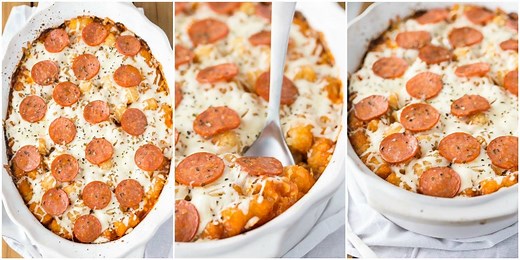 115K views · 68 reactions | PIZZA TATER TOT CASSEROLE - This...