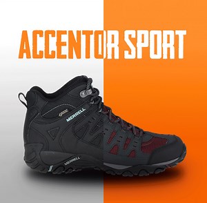 Accentor Sport cuenta con una increíble tecnología, que acuna tu pie, para darte comodidad todo el día y durante todo tu camino. https://bit.ly/2nmg5oY | Merrell