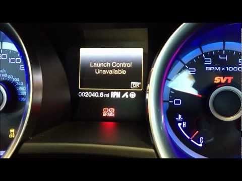 2013 SHELBY GT500 launch control modes