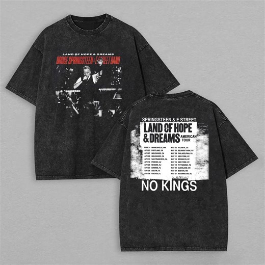 Bruce Springsteen 2026 Tour Style Shirt, E Street Band Fan Tee, Acid Wash Vintage Graphic T-shirt - Etsy Canada