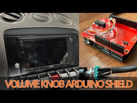 Volume Knob Arduino Shield - Aftermarket Head Unit Volume Knob Support in a Professional Package