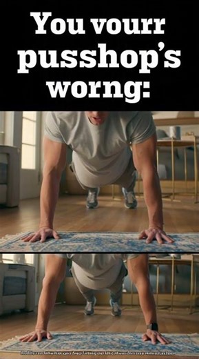 Is this a pushup or something else entirely? 🤔 #gym