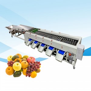 [Hot Item] High Efficiency Commercial Fruit Size Grading Sorting Machine Roller Type Fruit Classifier Machine