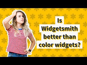 Is Widgetsmith better than color widgets?
