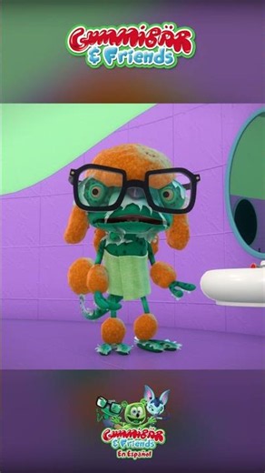 Monster Hair! 👹 #gummybear #gummybar #ositogominola #spanish #youtubeshorts
