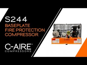 Baseplate Fire Protection Air Compressors | C-Aire Compressors