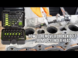 How to Remove a BROKEN BOLT from a CYLINDER HEAD with the GripEdge Broken Bolt Extractor (G-FORS)