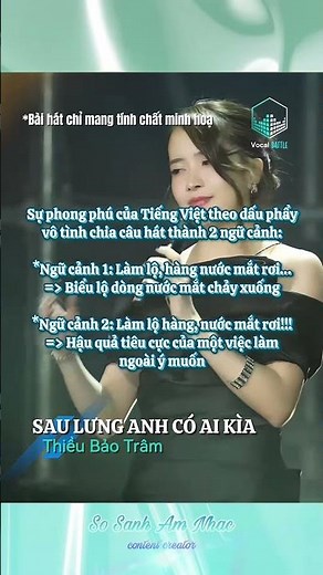 Sự quan trọng của dấu phẩy trong âm nhạc….#sosanhamnhac #sosanh #vocal