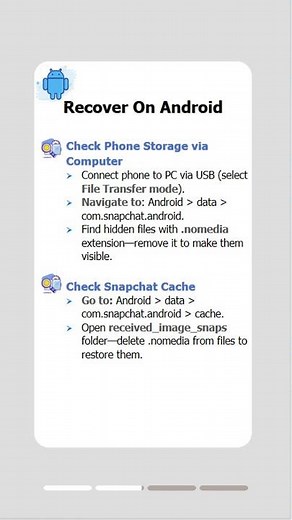 How To Recover Deleted Snapchat Photos on Android, iPhone and Windows. #snapchat2025 #photorecovery