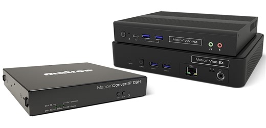 Matrox Video estrena la serie Vion y actualiza ConvertIP para adentrarse en el mercado de las puertas de enlace de vídeo IP