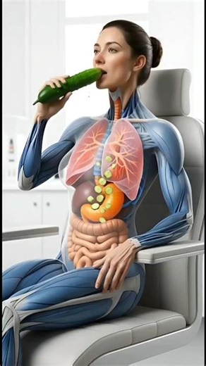 What Happens After You Eat Cucumber? 🥒 | Inside The Body 3D