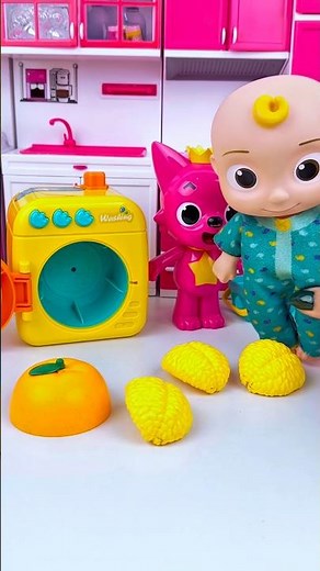 ASMR Toy Unboxing Cocomelon & Pinkfong Washing Machine Set | Satisfying Toy Play with Subeo ASMR