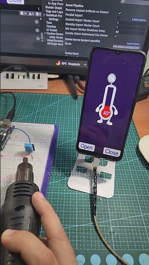 Visualización de Temperatura en Unity con Arduino UNO y Sensor DHT11 #arduino #arduinoproject