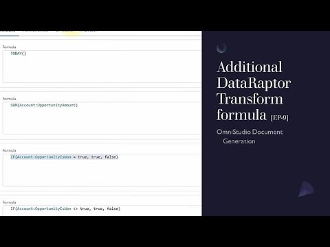 Additional DataRaptor Transform formula [EP-9]
