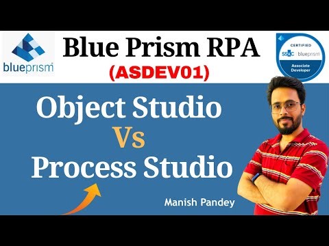 31. Process Studio vs Object Studio in Blue Prism | Key Differences Explained (ASDEV01)