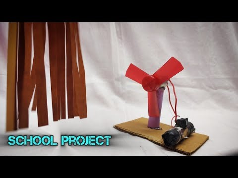 Mini Table Fan | School Science Project | DC Motor Working Model