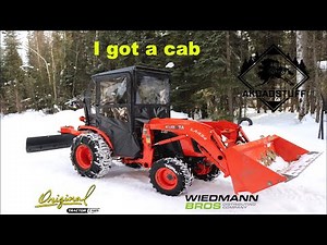 #140 Kubota B2601 "I GOT A CAB" Original Tractor Cab, Wiedmann Brothers Install