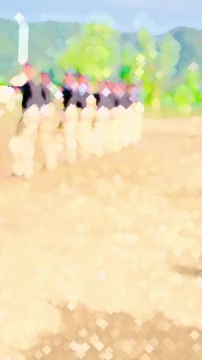 Synchronized Marching Drill in an Outdoor Setting