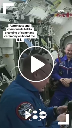 Astronauts and cosmonauts conduct changing of command ceremony on ISS - NewsBreak