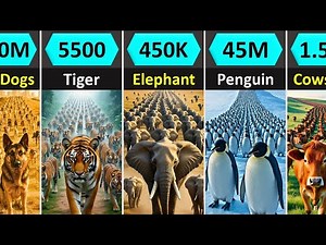 Animal Population Comparison (Rarest to Most Common on Earth)