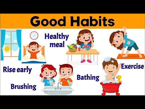 GOOD HABITS Song for kids | Good Habits Rhyme for kids | English Nursery Rhyme