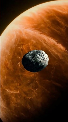 Terrifying Asteroid Impact on an Alien Planet! [Simulation Video] #shorts