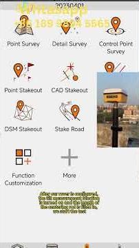 Cube RTK Tilt Measurement Function Demonstration