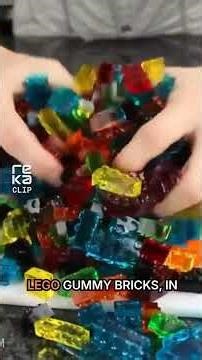 Unlock your inner builder with these incredible DIY Lego gummy candies! Watch them