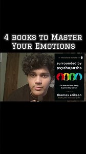 4 Books to read so no one can play emotional games with you #booktube #books #youtubeshorts