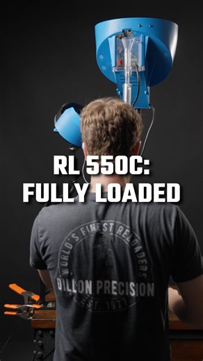 Dillon Precision on Instagram: "How to make an RL550C Fully Loaded? Just add a Precision Bullet feeder, Electric Casefeeder, Strong Mount, and a Roller Handle. You'll have one lean, mean reloading machine."