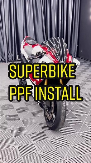 Yamaha R1 50th Anniversary 2012 Rhinepro Paint Protection Film Installation