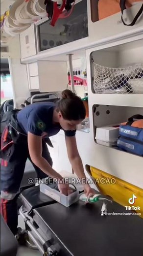 Check lista da ambulância do SAMU - Suporte Avançado de Vida USA