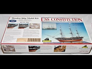 Model ShipWays USS Constitution 1797 "OLD IRONSIDES" 1:76.8 Wooden Ship Model kit