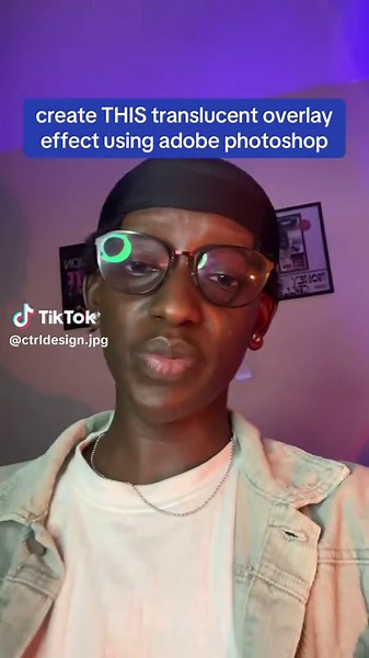 2 minute tutorials part 2: How to create a translucent overlay effect on Adobe Photoshop #designtok #graphicdesign #graphicdesigner #photoshop #posterdesign