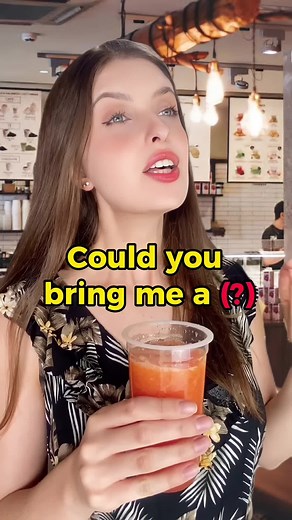 Could you bring me a (?) #english #englishteacher #englishtips #learnenglish