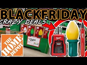 Home Depot 30 CRAZY BLACK FRIDAY DEALS!!! You Need to See NOW!! HURRY
