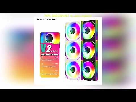 Why Everyone’s Talking About This Product! 120mm ARGB PC Case Fan with Infinity Mirror - 5V 3-Pin