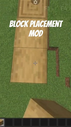 Minecraft Block Placement Mod! Minecraft Vanilla vs Block PlacementMod!#minecraft #viralvideo#gaming